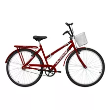 Bicicleta Feminina Aro 26 Adulto Com Garupa E Cestinha + Nfe