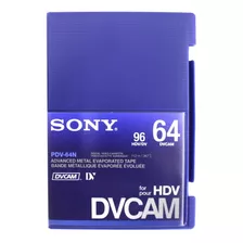 Fita De Vídeo Dvcam Sony Pdv-64n 64 Minutos Para Tape Hdv