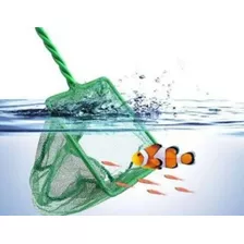 Rede Redinha Fish Net Para Aquarios 8'' 20x15x35 Cm Fn-8 Cor Verde-escuro