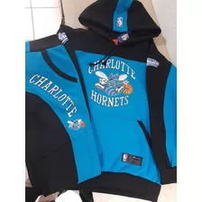 Conjunto Moletom Importado Nba Charllotte Hornets.