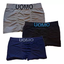 Boxer Pack X 3 Hombre Microfibra Talles Extra Grandes Reales