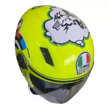 Capacete Fw3 Moto Verde Neon Mizano Personalizado Laminado