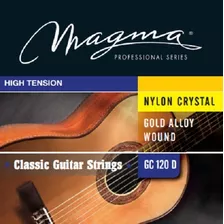 Encordado Guitarra Clásica Magma Tensión Alta Gc120d 3 Sets