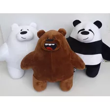 Osos Escandalosos Lleva El Trio Pardo Polar Y Panda 42cm C/u