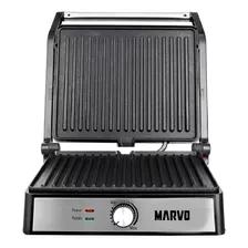 Grill Parrilla Eléctrica Sandwichera Antiadherente Marvo