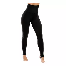 Kit 3 Calça Leggings Modeladora C/ Pé Cintura Super Alta