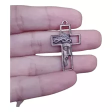 Crucifixo Para Terço Face De Cristo Ouro Velho 25pçs Mod023