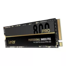 Ssd Lexar Nm800pro Professional 512gb Pcie M.2 2280 