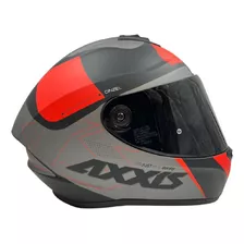 Casco Integral Axxis Draken Cinzel A5 Rojo Mate