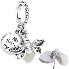 Charm Luciernaga Evangeline Plata Leys925 