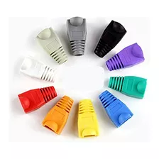 50 Protectores Rj45 Cat5e/cat6 Colores Variados Rilexaw...