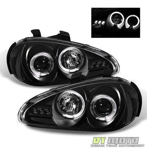 Par Faros Negro Interior Led Mazda Mx-3 Base 1993 1.8l Foto 3