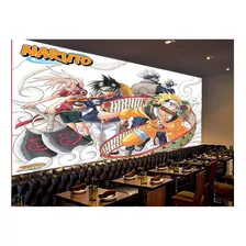 Adesivo De Parede Sala Quarto Anime Naruto Mangá 10m² Nrt28