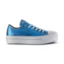 Converse Plataforma Turquesa Aqua Metalizadas Shoesfactory4