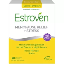 Estroven, Menopause Relief + Stress. 28 Tabletas.