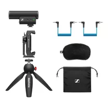 Kit Mobile Sennheiser Mke 400 Com Tripé E Microfone