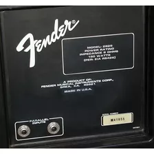 Bafle Fender 15 Usa Parlante 200w N0 Selenium Jbl Rcf Peavey