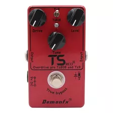 Pedal Demonfx Ts Red Il Overdrive + Nf+ Garantia