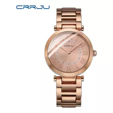 Reloj De Pulsera De Cuarzo Impermeable De Acero Inoxidable C