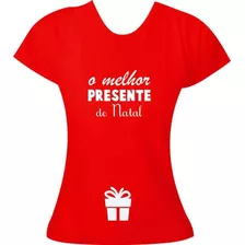 Baby Look Gestante Camiseta Feminina O Melhor Presente Natal