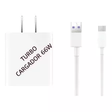 Cargador Super Rápido Tipo-c Usb 66w Turbo Ultra Rapido Color Blanco