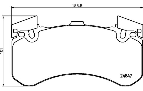 Kit Balatas Cermicas Delanteras Brembo Audi S6 2013 - 2018 Foto 3