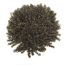 Aplique Coque Alto Afro Puff Cacheado Cores Variadas Cor 6 Loiro Escuro