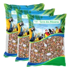 Kit 3 Unidades - Mix Semente Hamster Natural 22 Grãos 500g