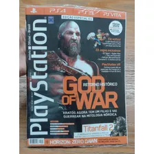 Revista Playstation 221 Lacrada God Of War C Pôster Duplo 