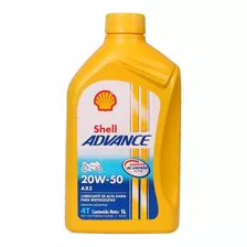 Aceite Shell 20w50 4t Advance Ax5 Mineral Moto