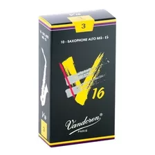 Vandoren Sr703 Alto Sax V16 Reeds Strength 3 Box Of 10musi