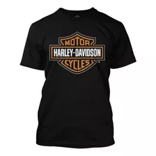 Camiseta Harley Davidson Brasão Original Motocycle Plus Size