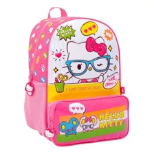 Mochila Espalda 16 Hello Kitty 74302 Color Rosa Chicle