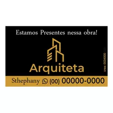 Placa Arquiteta Para Obra Pvc 2mm 50x80 2unid 