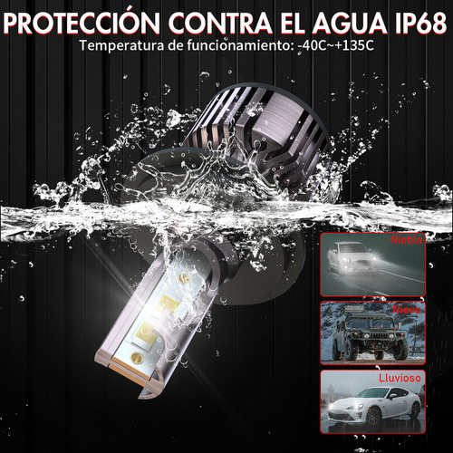 11000lm 9003 Kits De Faros Led Luz Alta Y Baja Para Toyota Foto 2