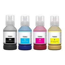 Combo X4 Colores Tinta Sublimación Epson T49m 140ml - F170