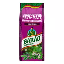 Erva-mate Barão De Cotegipe Com Chás Sem Glúten 500 g