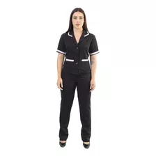 Uniformes De Copeira, Elastano,camareira Frete Grátis