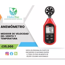 Anemómetro: Medidor De Velocidad Del Viento Y Temperatura