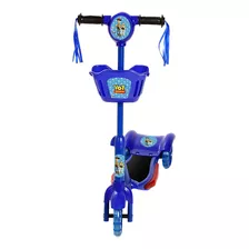 Brinquedo Patinete Infantil Toy Story 3 Rodas Com Luz E Som