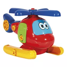 Helicoptero De Brinquedo Didatico Monta E Desmonta Poliplac