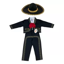 Traje De Charro Para Niño Incuye Sombrero