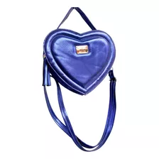 Bolso Crossbody Metálico Corazón Premium Aesthetic Juvenil