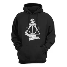 Blusa De Frio Plus Size Reliquias Harry Potter Moletom Capuz