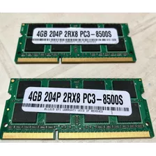 Memoria Ram 8 Gb (2x4 Gb) Dd3 1066 Mhz Pc3 8500s