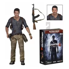 Boneco Nathan Drake Ultimate Uncharted 4 Neca Action Figure