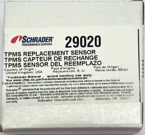 4x Sensor Presion Llanta Tpms Ford F-150 Supercrew 2013-2014 Foto 3