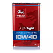 Aceite Wolver Super Light 10w40 Semi Sintetico 4 Lts En Msp