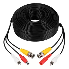 Cables De Extensin Bnc De 60 Pies Con Tres Conectores, Cable