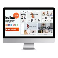 Tema Shopify Kalles 2.7.2 (novo) + Catalogo C/ 100 Temas